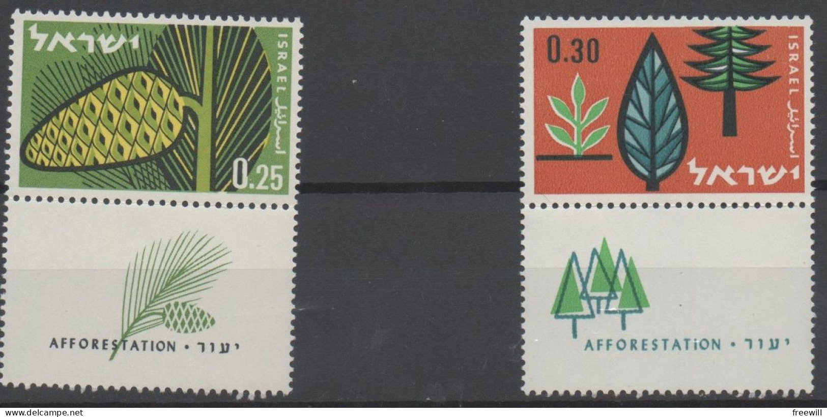 Arbres- Trees : Reboisement XXX - Unused Stamps (with Tabs)