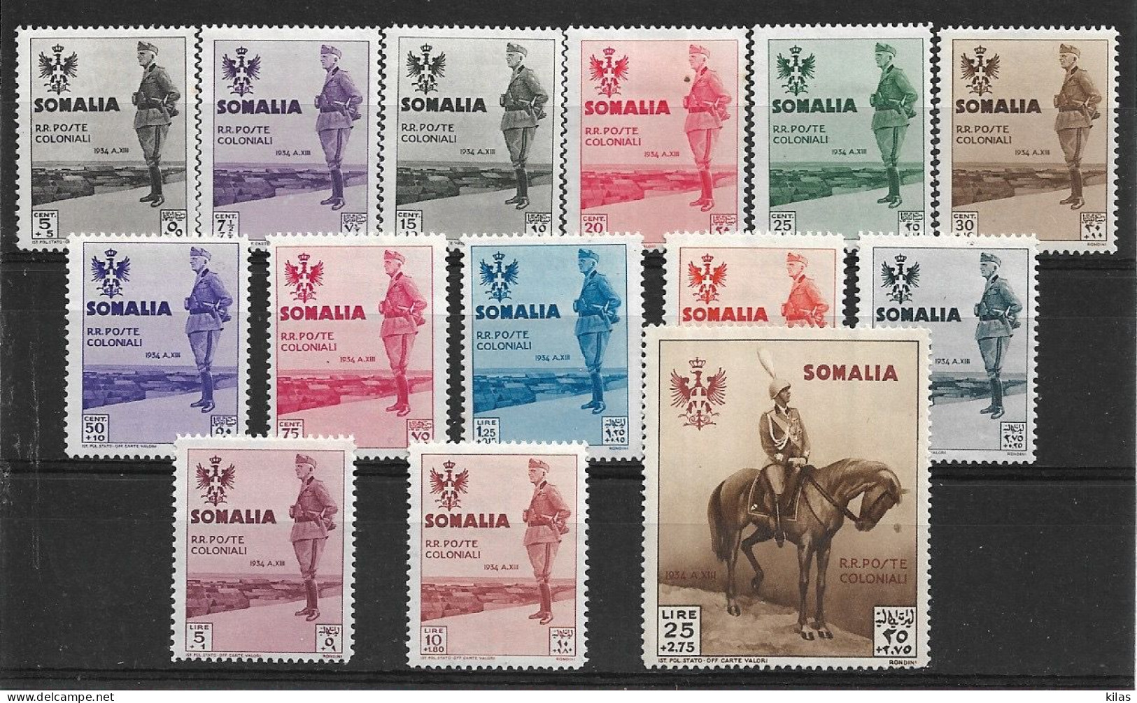 SOMALIA, ITALIAN 1935 King Victor Emanuel III MH - Somalie (AFIS)