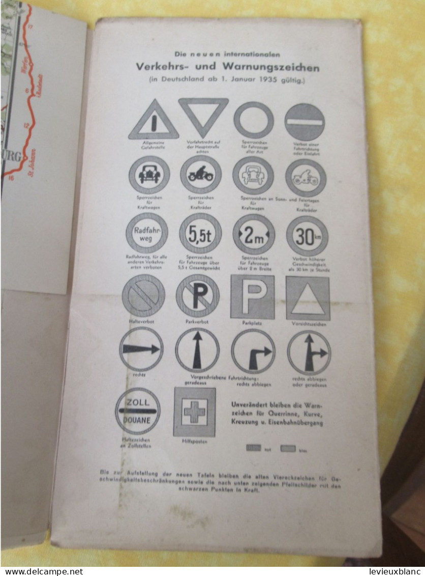 Carte routière ancienne Allemande /CONTINENTAL Sonderkarte/ München-Oberbayern /Vers 1935-1945       PGC560