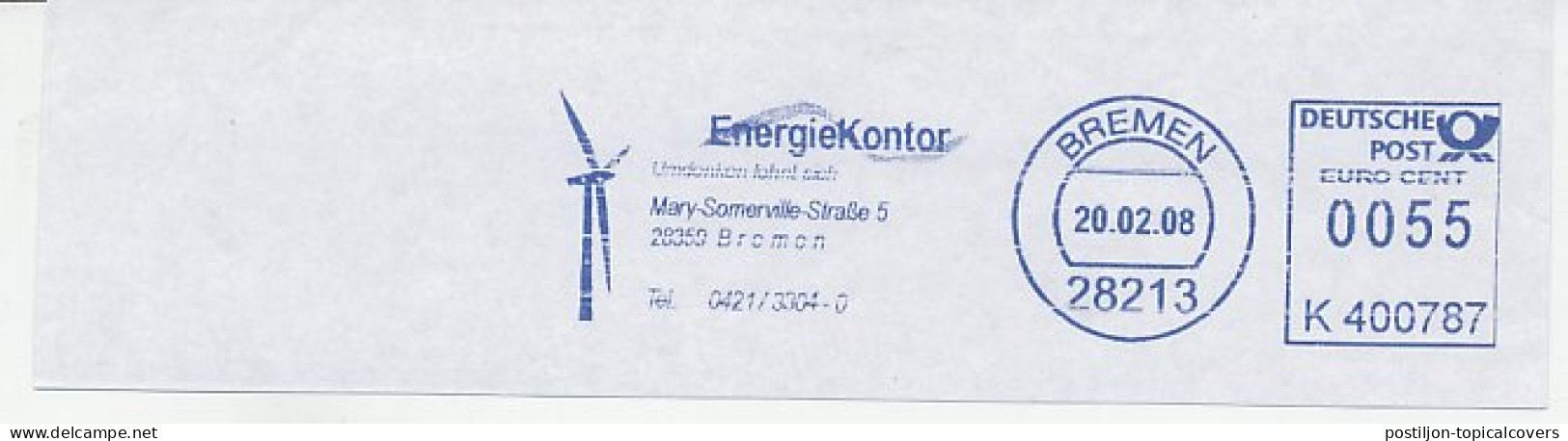 Meter Cut Germany 2008 Wind Energy - Wind Mill - Other & Unclassified