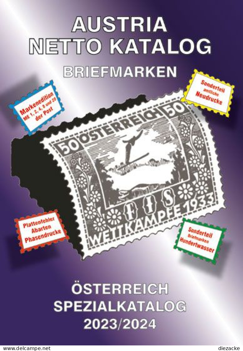 Austria Netto Katalog (ANK) Briefmarken Österreich-Spezialkatalog 2023/2024 Neu - Oostenrijk