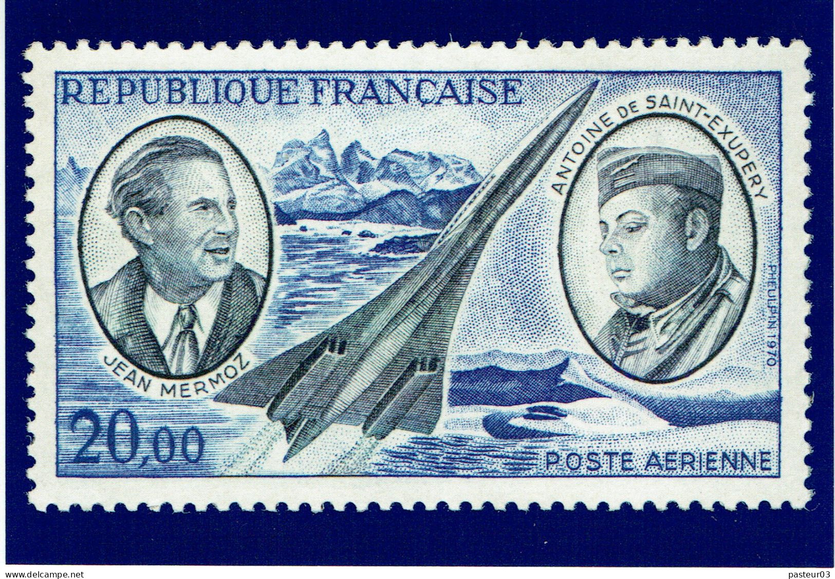 Série de 4 Entiers Timbres de Poste aérienne éditées par le Musée de La Poste voir liste Tarif international