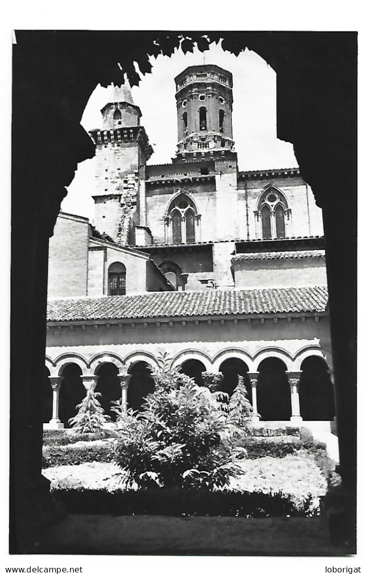 CATEDRAL, CLAUSTRO Y TORRE.-  TUDELA.- ( NAVARRA - ESPAÑA ) - Navarra (Pamplona)