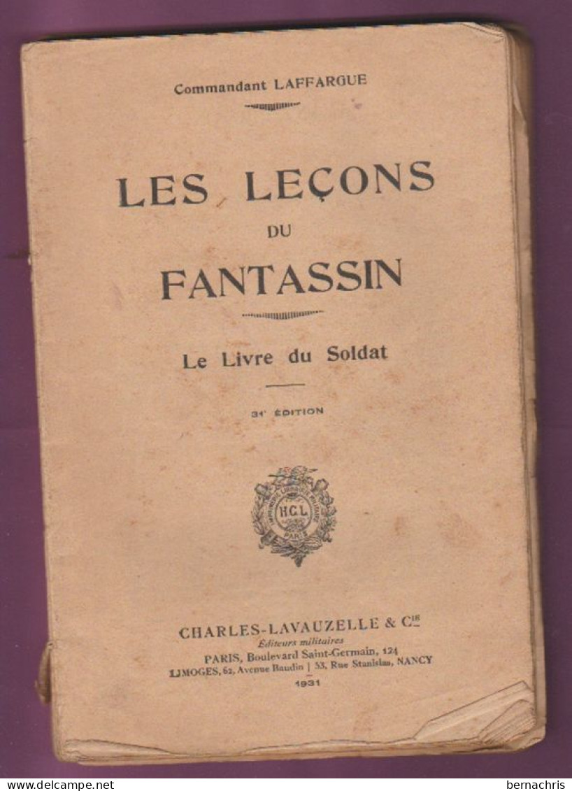 Les Leçons Du Fantassin édité En 1931 - French