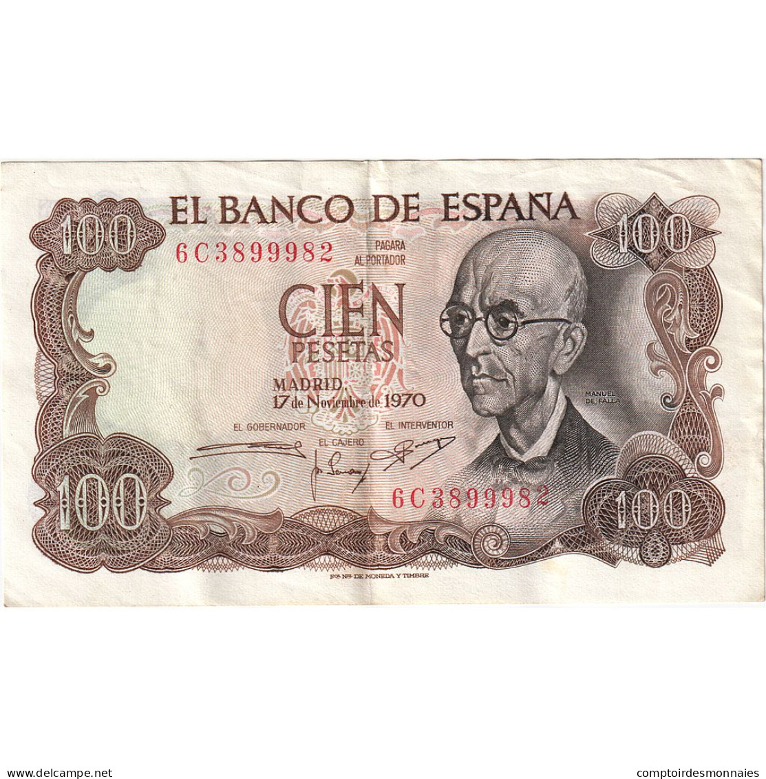 Espagne, 100 Pesetas, 1970-11-17, TTB - [ 4] 1975-… : Juan Carlos I