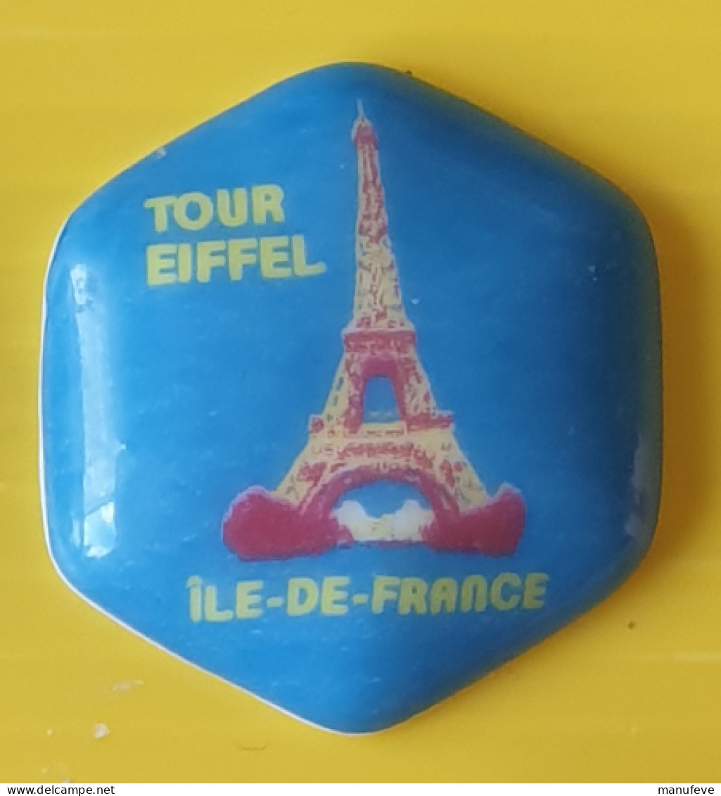 Fève - Artfun - Les 13 Régions De France - Tour Eiffel - Ile De France - Regions