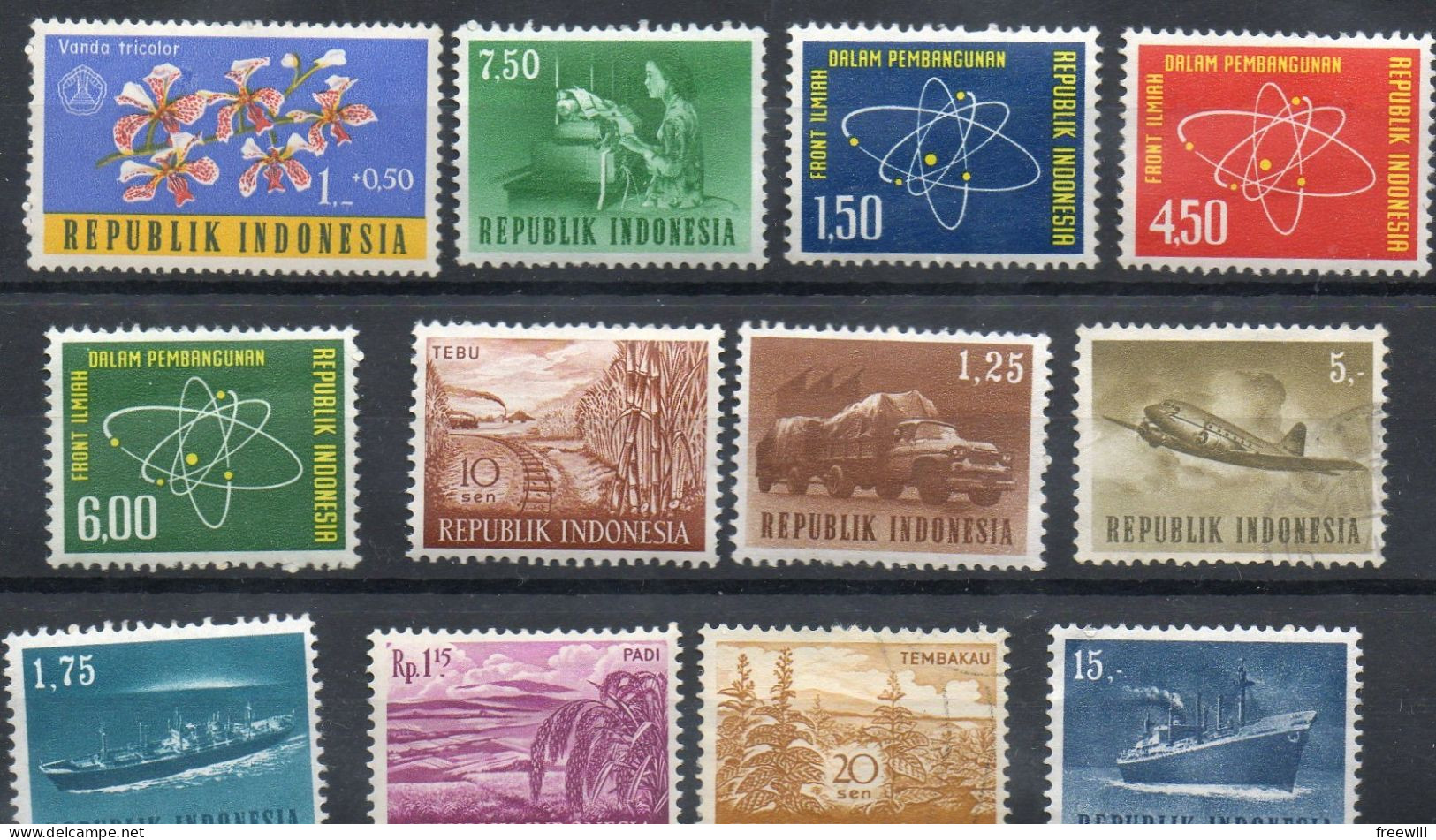 Indonésie Timbres Divers - Various Stamps -Verschillende Postzegels Xxx - Indonesia