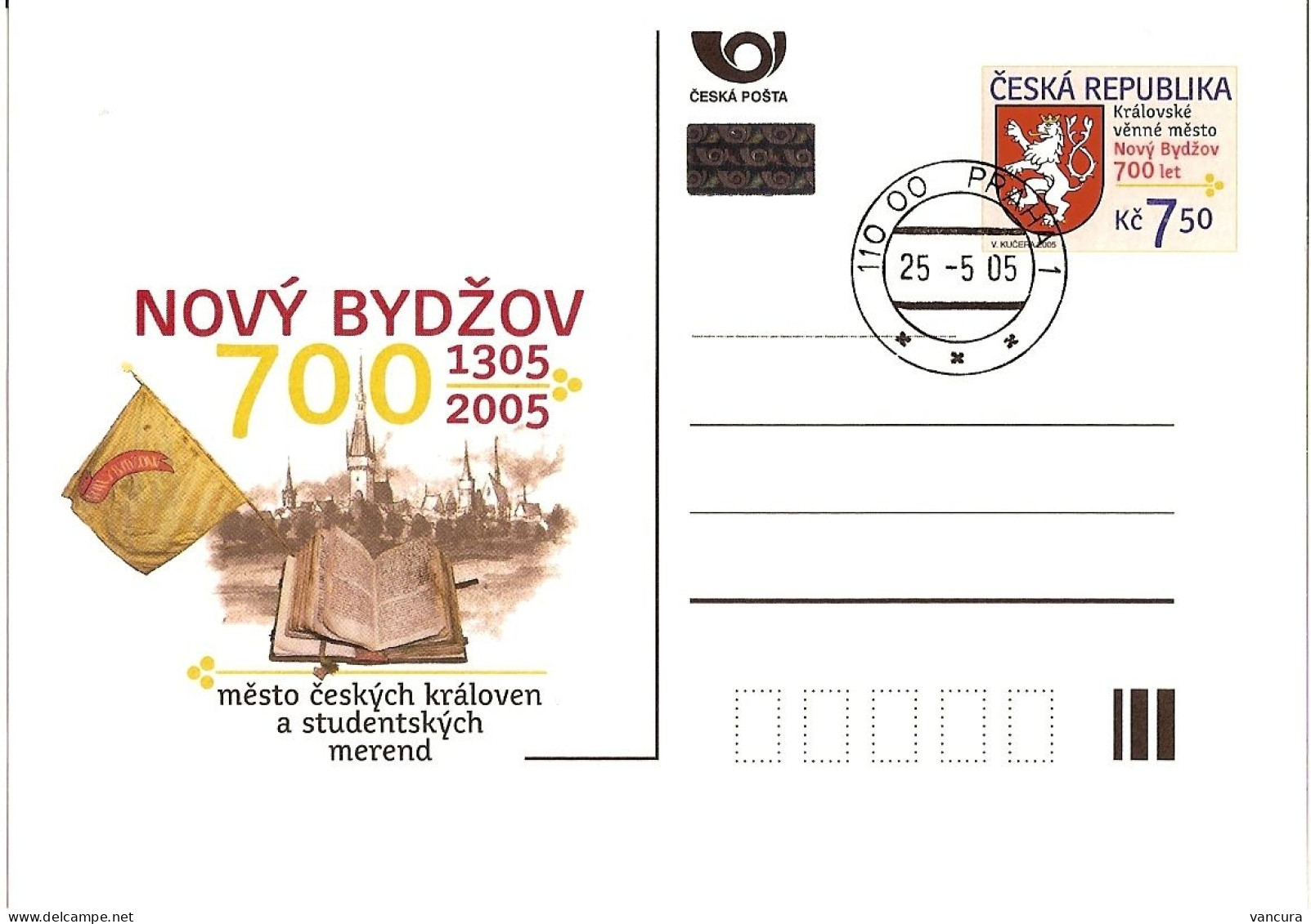 CDV 98 Czech Republic Novy Bydzov Town Anniversary 2005 Neu Bidschow - Postales