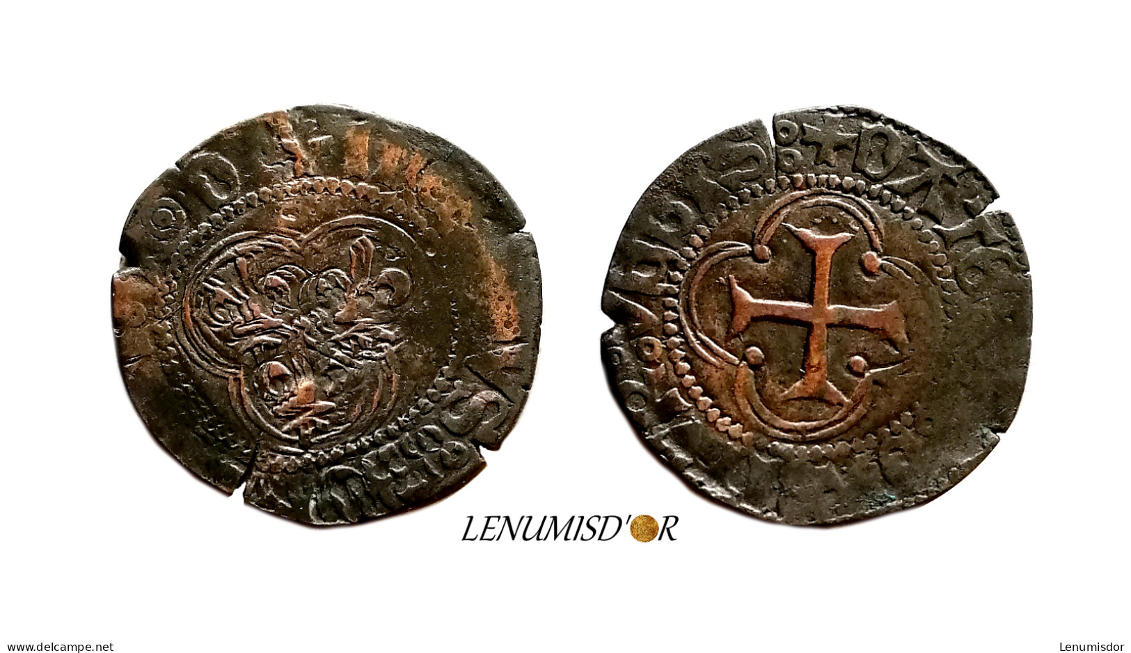 JEAN II DE BOURBON Double Tournois Trévoux Dombes - Dombes