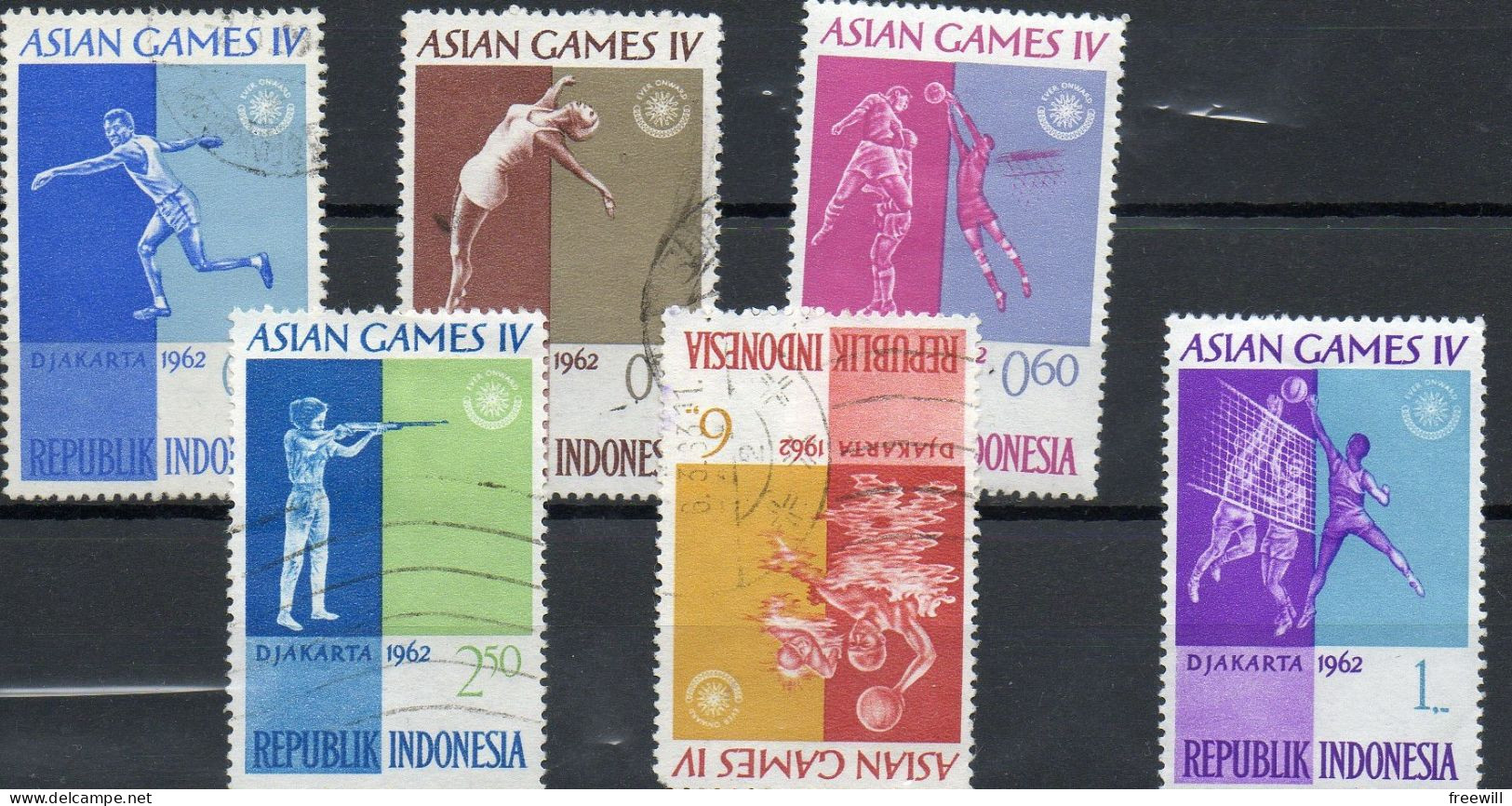 Indonésie Asian Games - Jeux Asiatiques 1962 - Indonésie