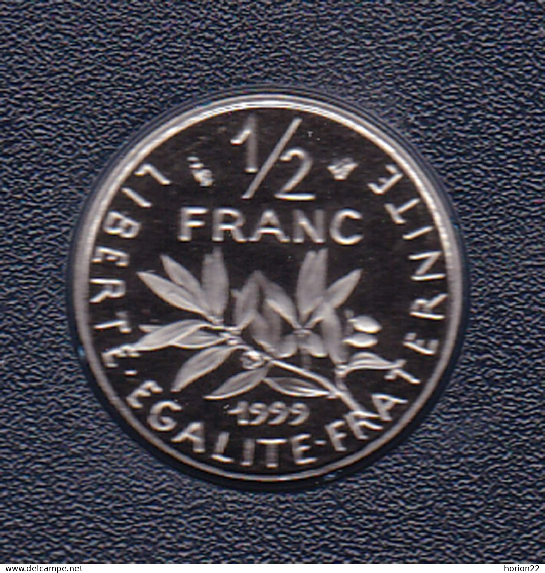 1/2 FRANC SEMEUSE 1999 ISSUE DU COFFRET BE - 1/2 Franc