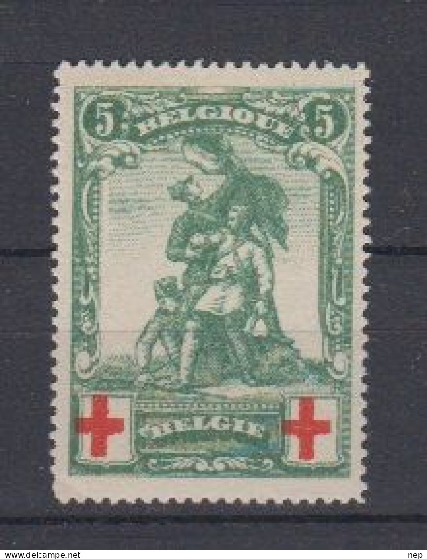 BELGIË - OBP - 1914 - Nr 126 (Vals) - MNH** - 1914-1915 Rode Kruis