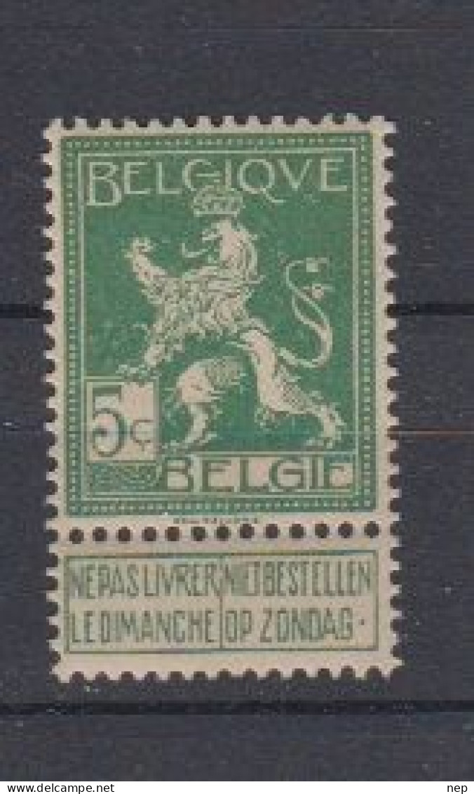 BELGIË - OBP - 1912 - Nr 110 - MNH** - 1912 Pellens