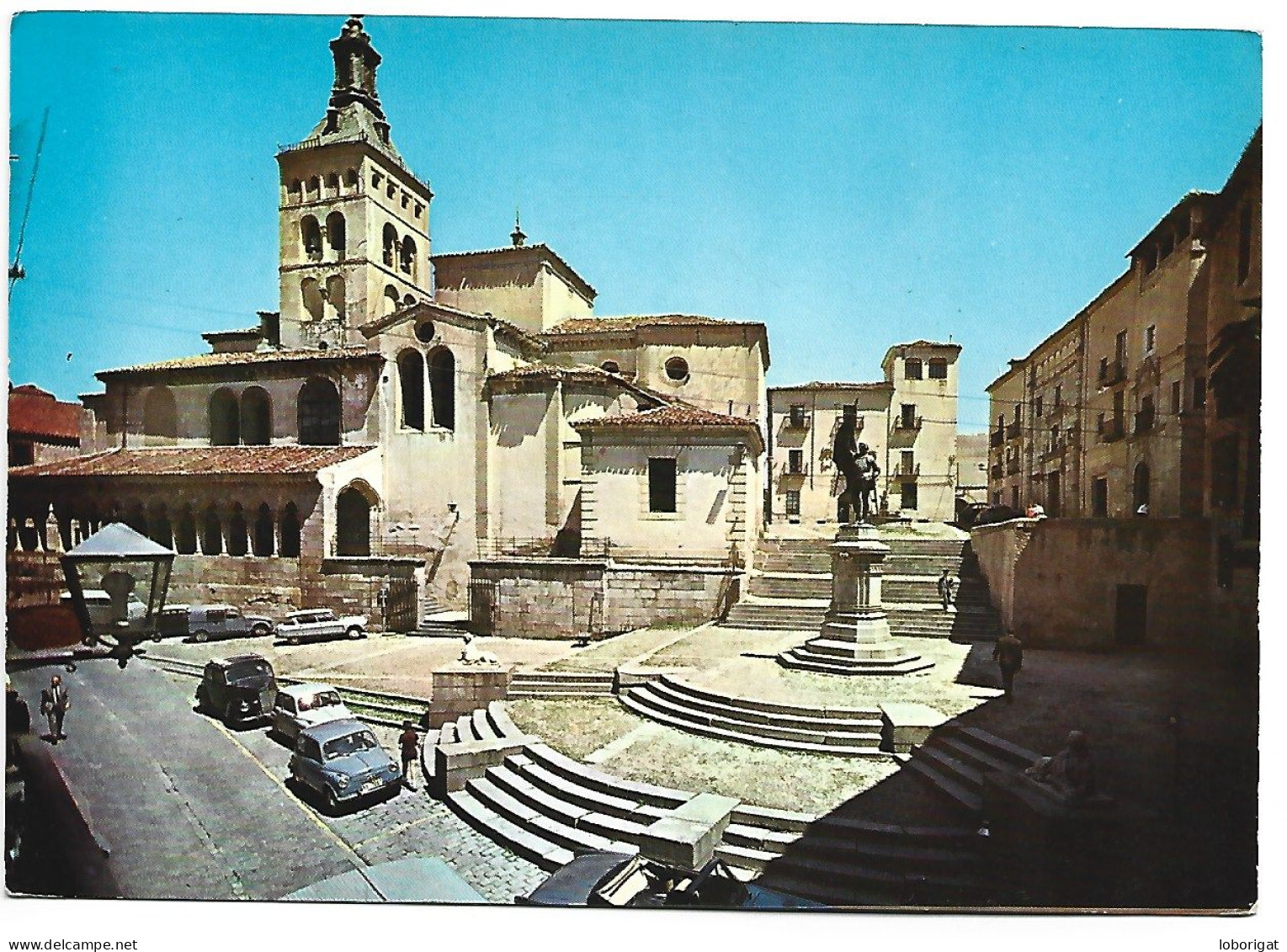 SAN MARTIN Y PLAZA DE MEDINA DEL CAMPO / "THE SAN MARTIN" , THE MEDINA DEL CAMPO SQUARE.-  SEGOVIA.- (ESPAÑA ). - Segovia