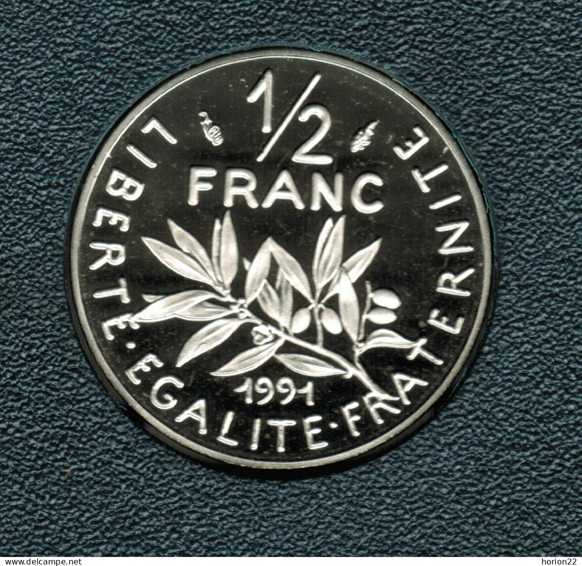 1/2 FRANC SEMEUSE 1991 ISSUE DU COFFRET BE - 1/2 Franc