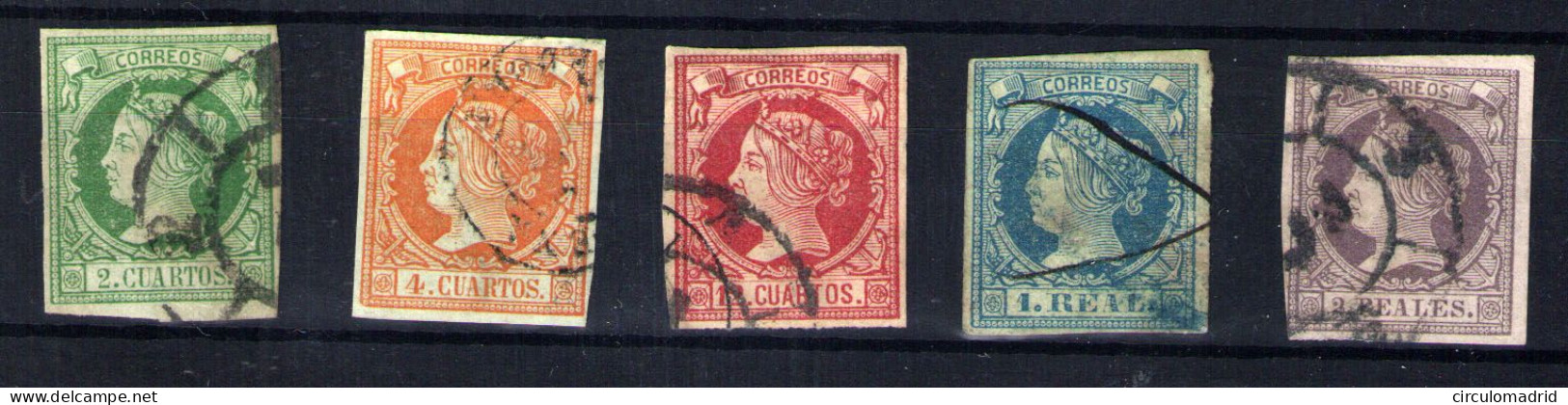 España Nº 51/53,55/56 . Año 1860-61 - Used Stamps