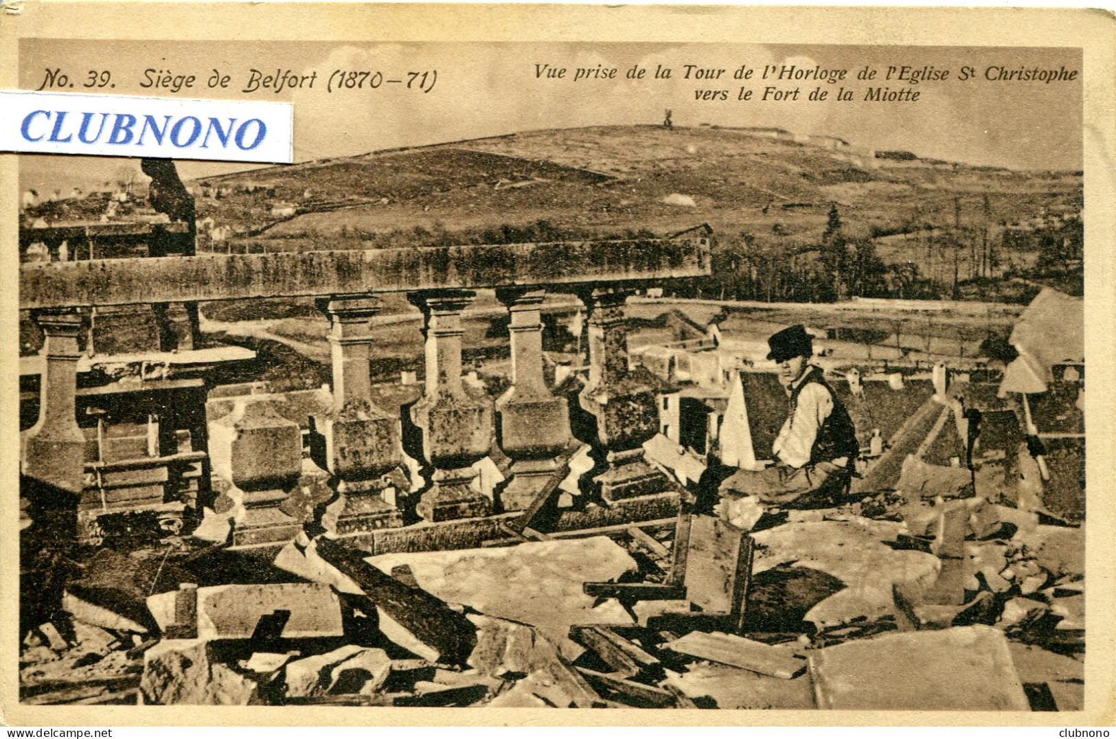 CPA - SIEGE DE BELFORT -  VUE PRISE DE LA TOUR DE L'HORLOGE - Belfort – Siège De Belfort