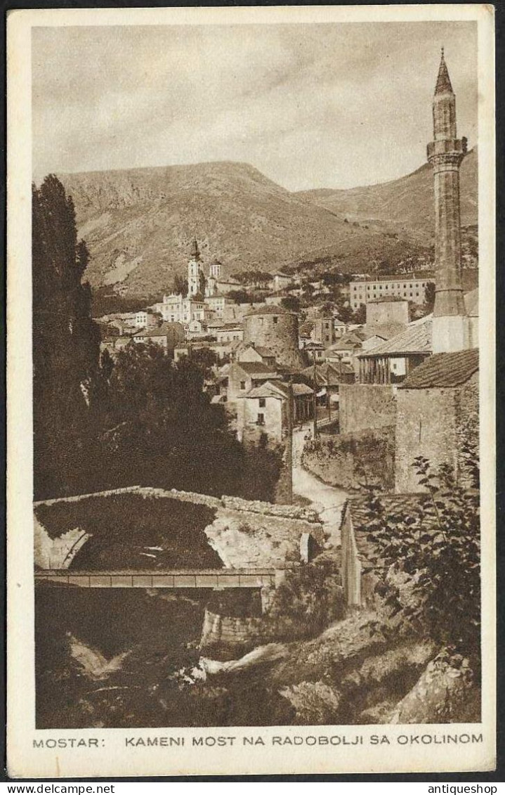 Bosnia And Herzegovina-----Mostar-----old Postcard - Bosnie-Herzegovine