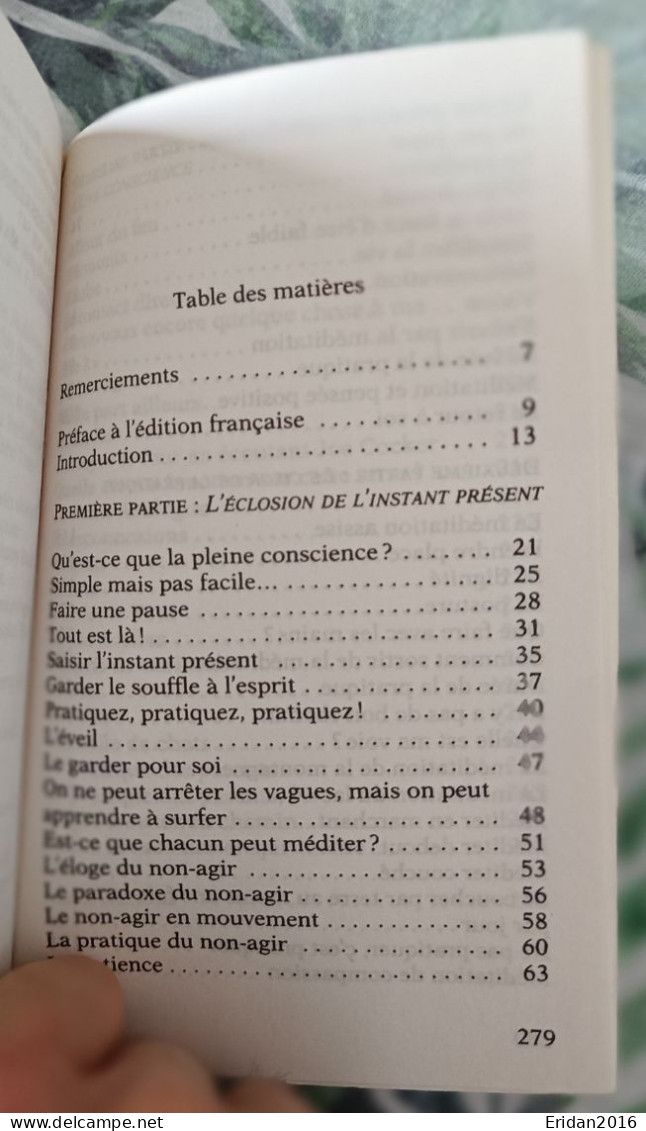 Où tu vas, tu es :Apprendre à méditer pour se libérer du stress et des tensions profondes :Jon Kabat Zinn : FORMAT POCHE