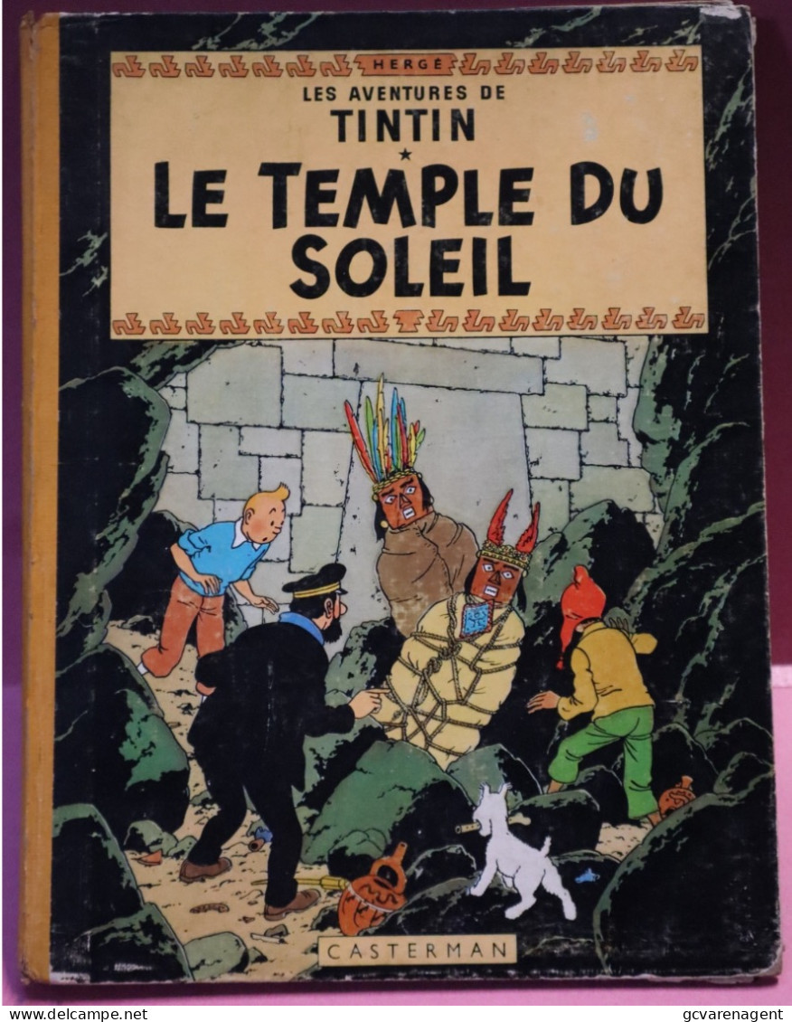 TINTIN - LE TEMPEL DU SOLEIL  1949  ( 1963 ) TRES BON ETAT   VOIR IMAGES - Tintin