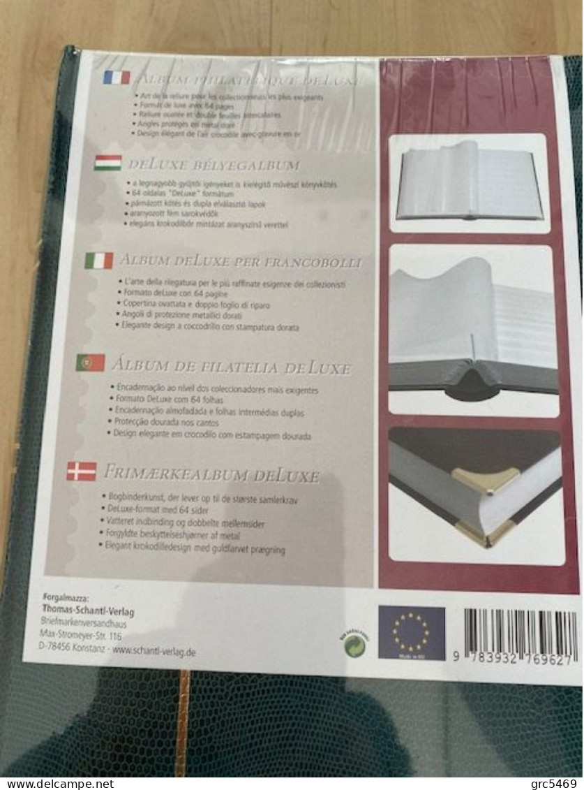 LOT 3 CLASSEURS De TIMBRES VIDES NEUFS 64 Pages Grand LUXE Sous Plastique - Groß, Grund Weiß