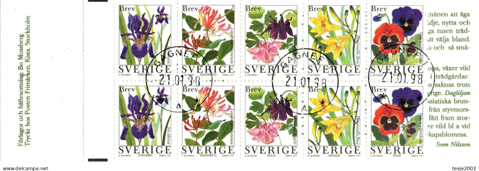 Schweden 1997 - Markenheftchen Mi.Nr. 227 - Gestempelt Used - 1981-..