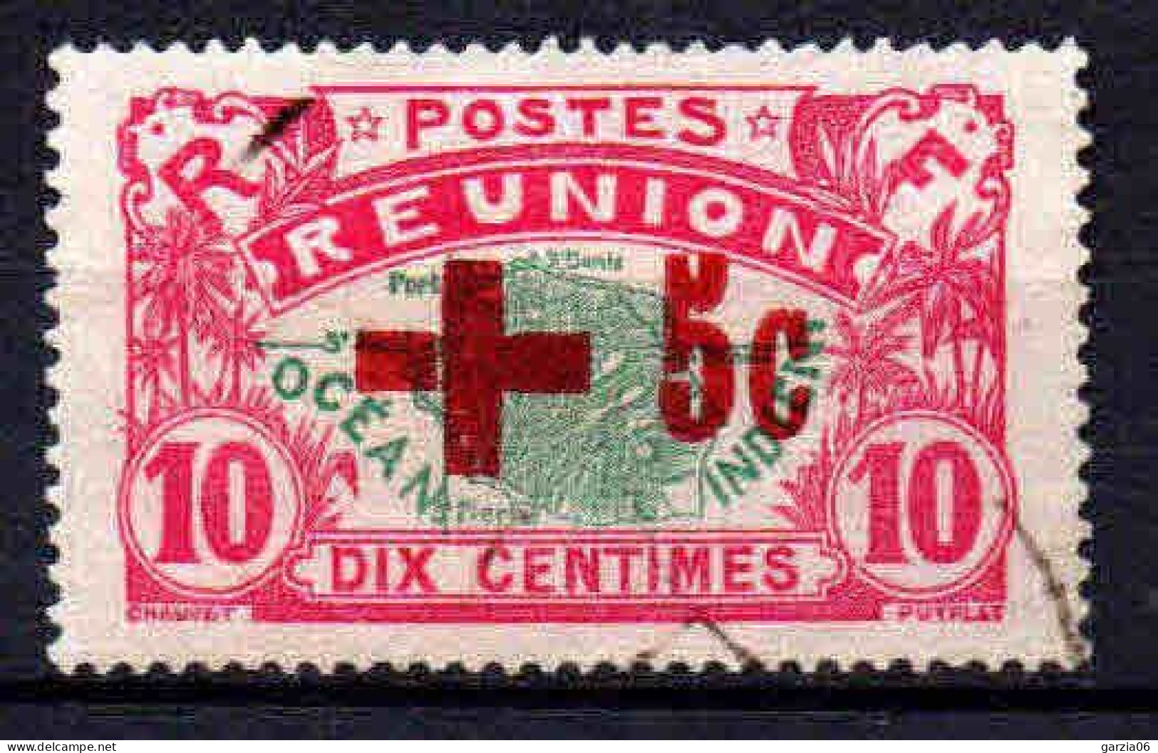 Réunion - 1915 -  Croix Rouge - N° 81  - Oblit - Used - Used Stamps
