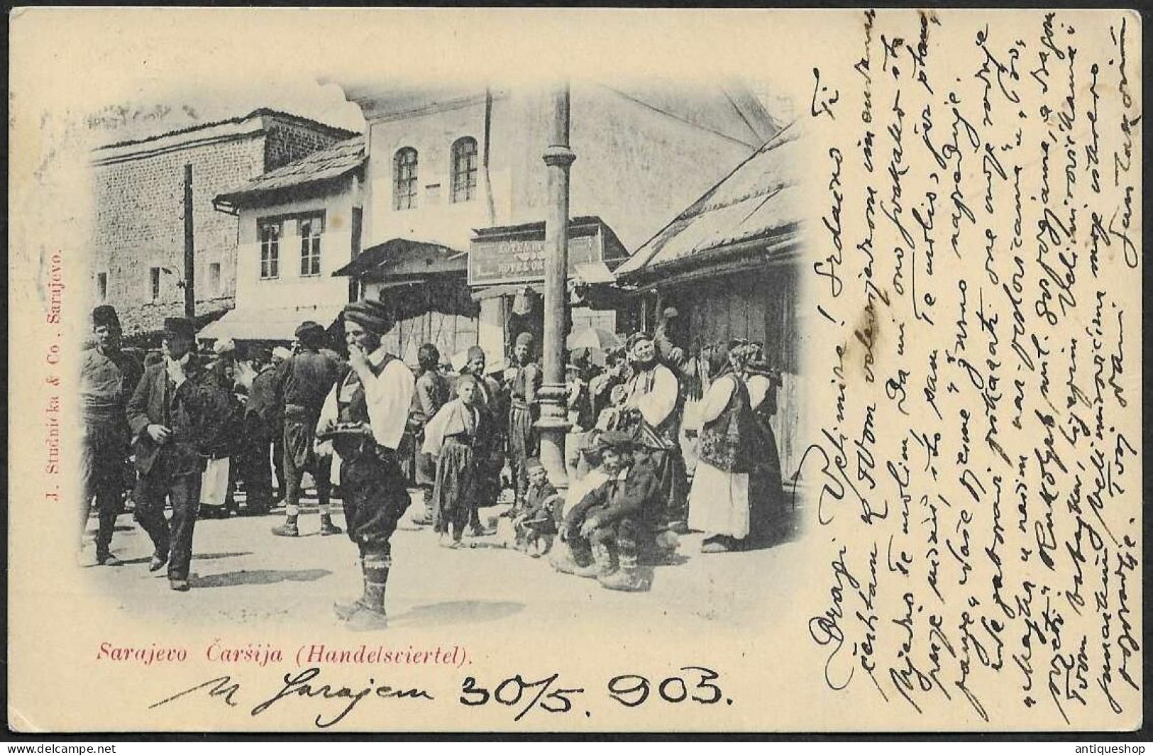 Bosnia And Herzegovina-----Sarajevo-----old Postcard - Bosnia And Herzegovina