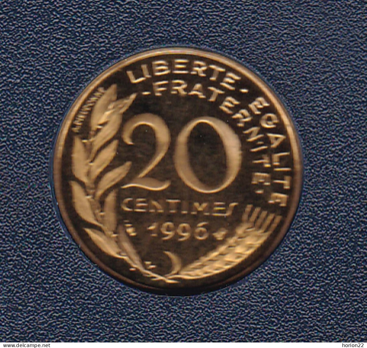 20 CENTIMES REPUBLIQUE 1996 ISSUE DU COFFRET BE - 20 Centimes