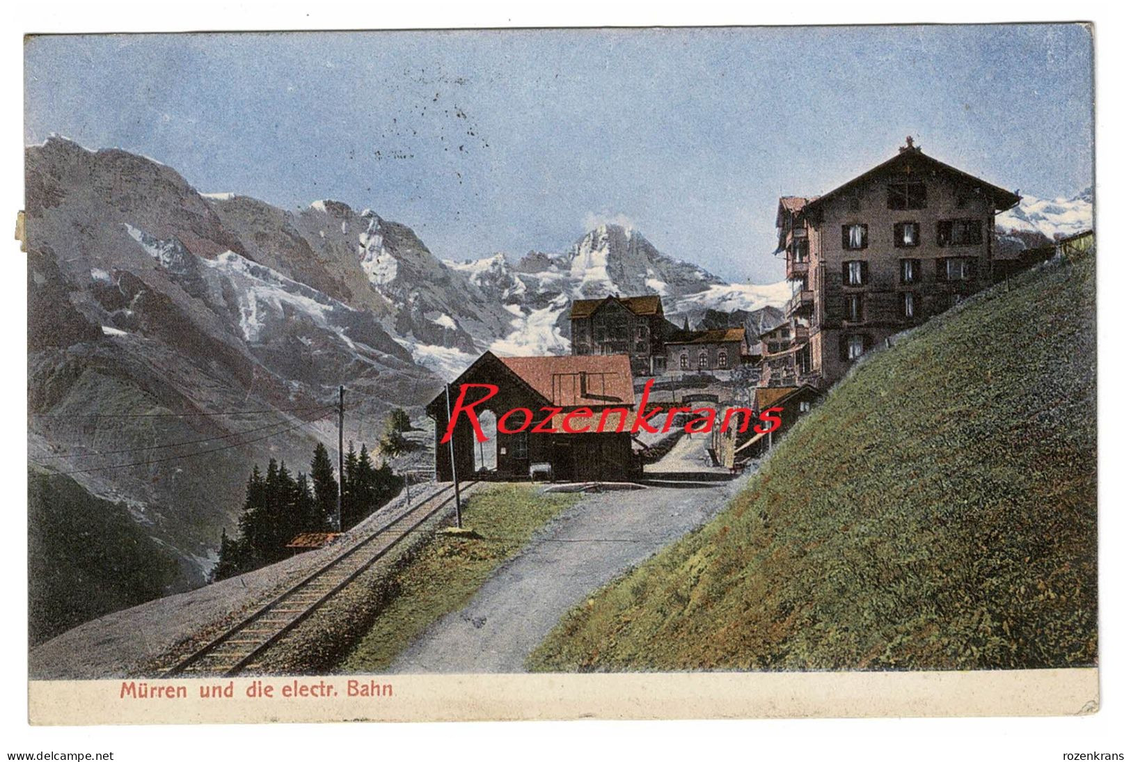 Mürren Und Die Elektrische Bahn Zwitzerland Suisse Schweiz Railway Station Bahnhof - St. Anton
