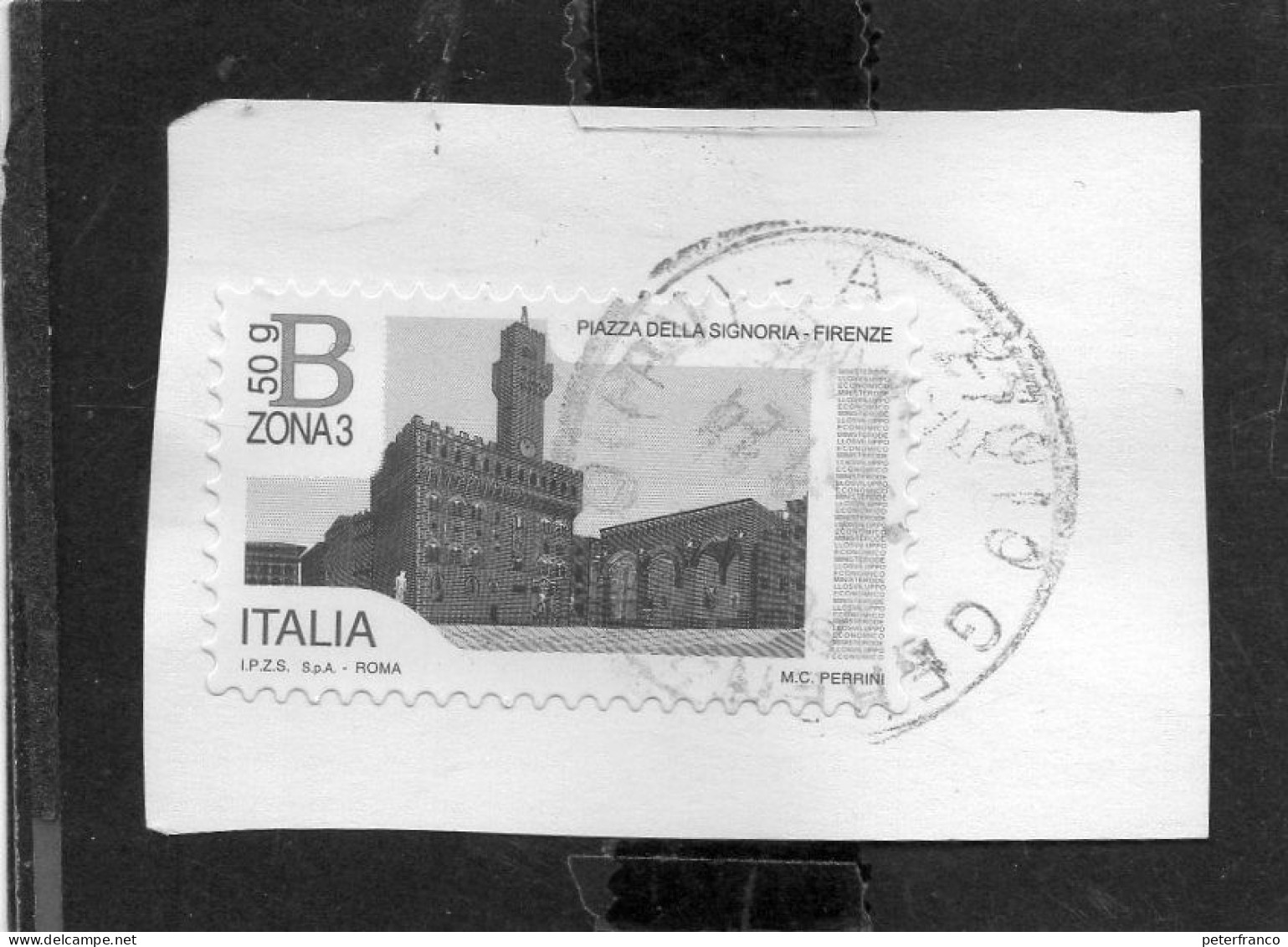 Italia - Piazza Dei Signori - Firenze - B Zona 3 50 Gr. - 2021-...: Afgestempeld