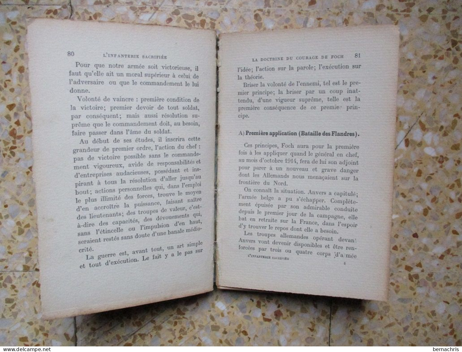Livre L'infanterie Sacrifiée édité En 1930 - Francese