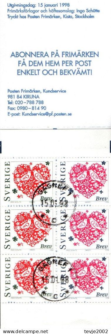 Schweden 1998 - Markenheftchen Mi.Nr. 236 - Gestempelt Used - 1981-..