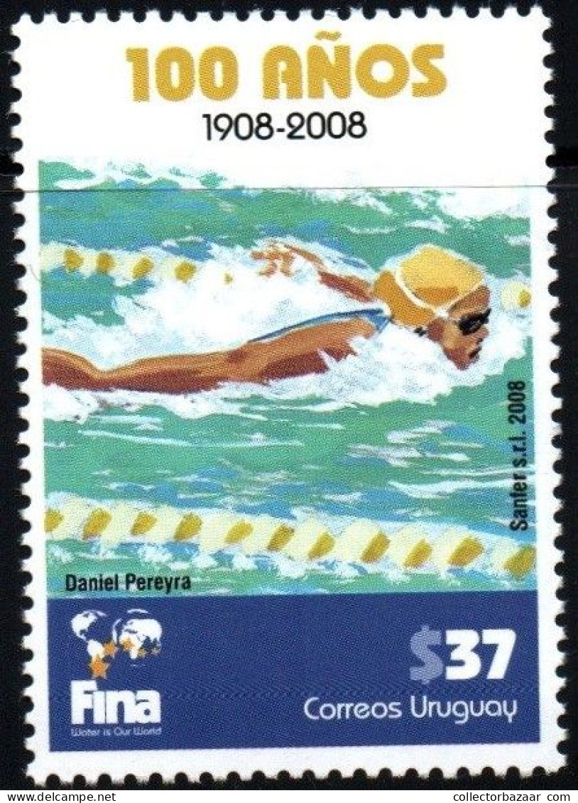 2008 Uruguay International Swimming Federation (FINA) Centenary #2239 ** MNH - Uruguay