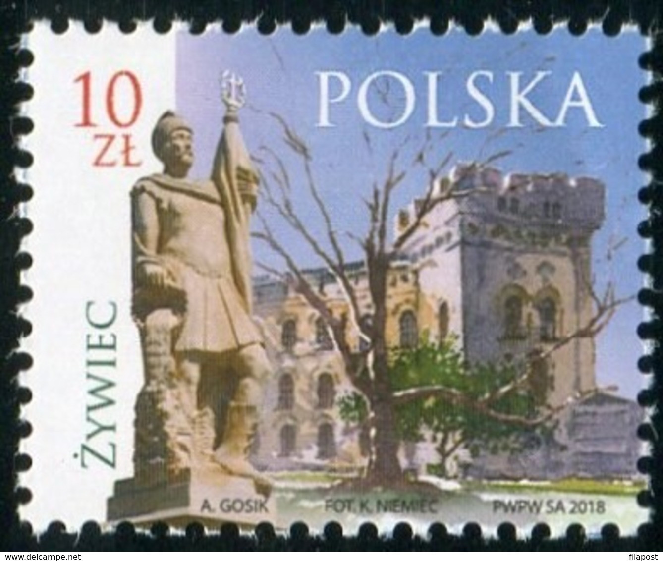 Poland 2018 Polish Cities - Zywiec Old Castle MNH** - Nuovi