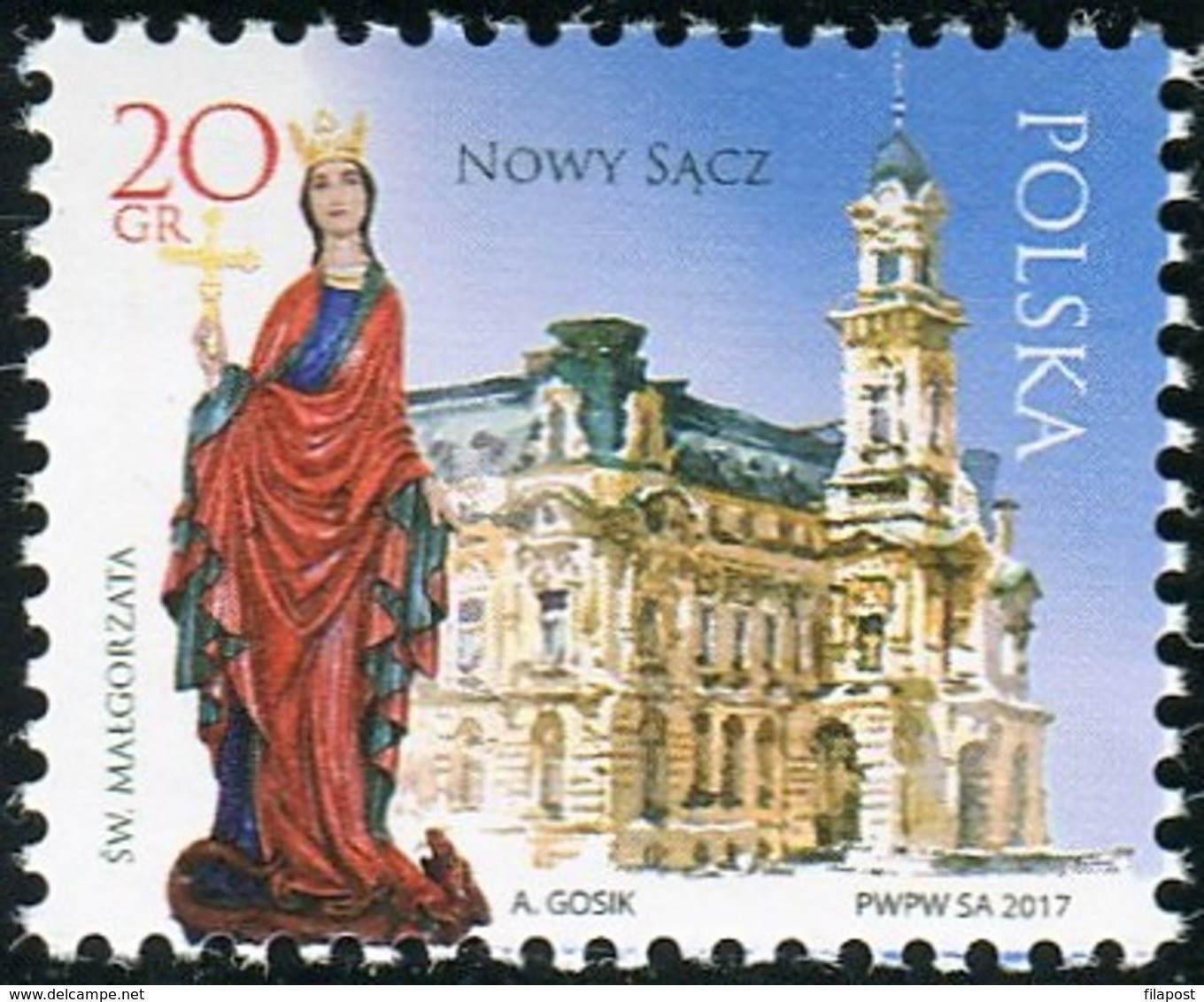 Poland 2017 Polish Cities - Nowy Sacz Pearl And Gate Of The Beskid Sadecki Region MNH** - Ongebruikt