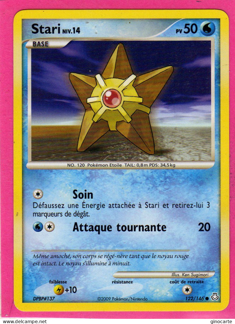 Carte Pokemon 2009 Diamant Et Perle Eveil De Legende 122/146 Stari 50pv Neuve - Diamant & Perle