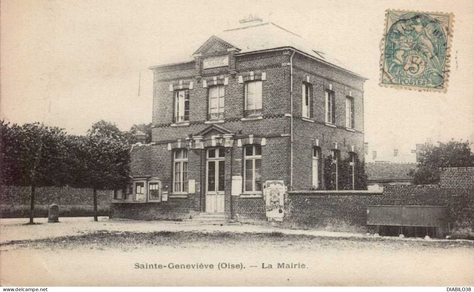 SAINTE-GENEVIEVE     ( OISE )    LA MAIRIE - Sainte-Geneviève