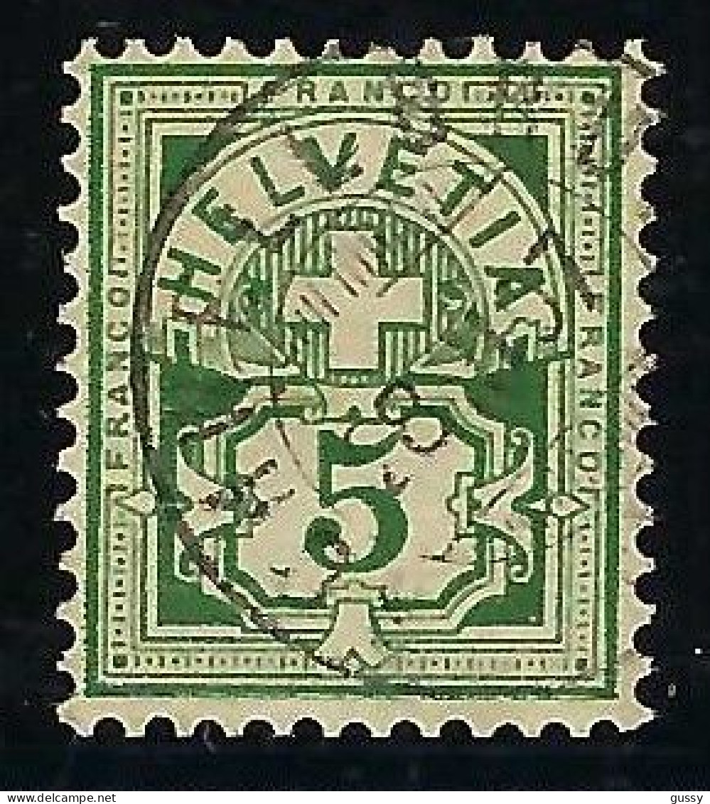 SUISSE 1906: Le ZNr. 82, Obl. CAD - Gebraucht