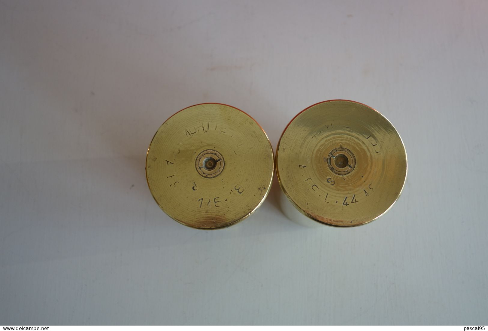 Une paire de petites Douilles  ( mortier 1918 )