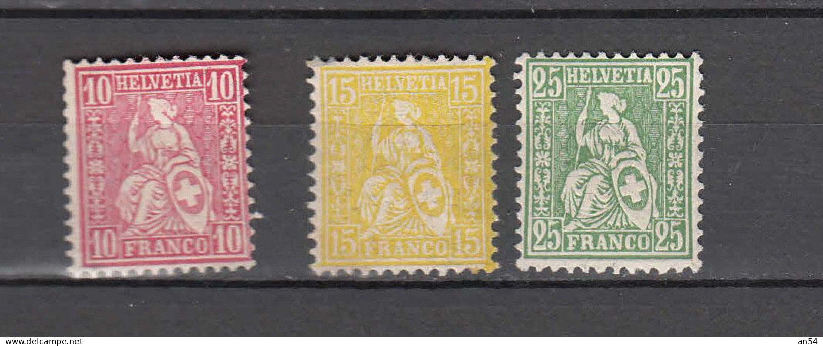 1881  PAPIER MELE   LOT    NEUFS*  COTE 90.00         CATALOGUE SBK - Unused Stamps