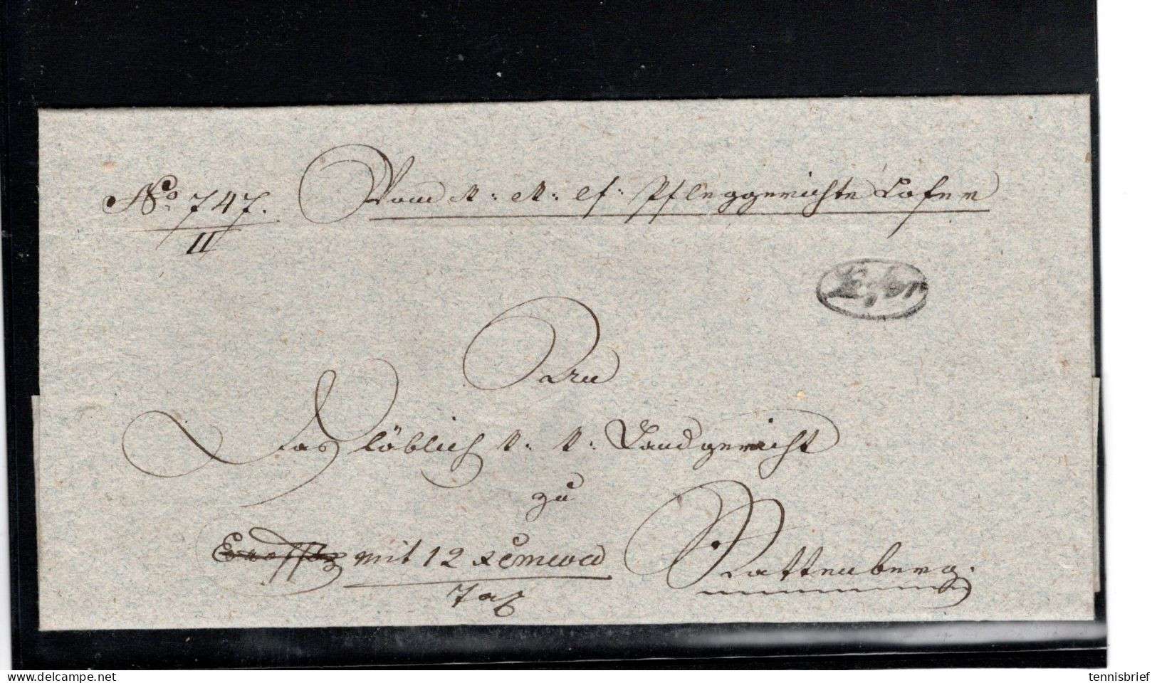 1837, Klar  " Lofer" Klar  (Salzburg), Kpl. Brief Nach Rattenberg #1606 - ...-1850 Voorfilatelie