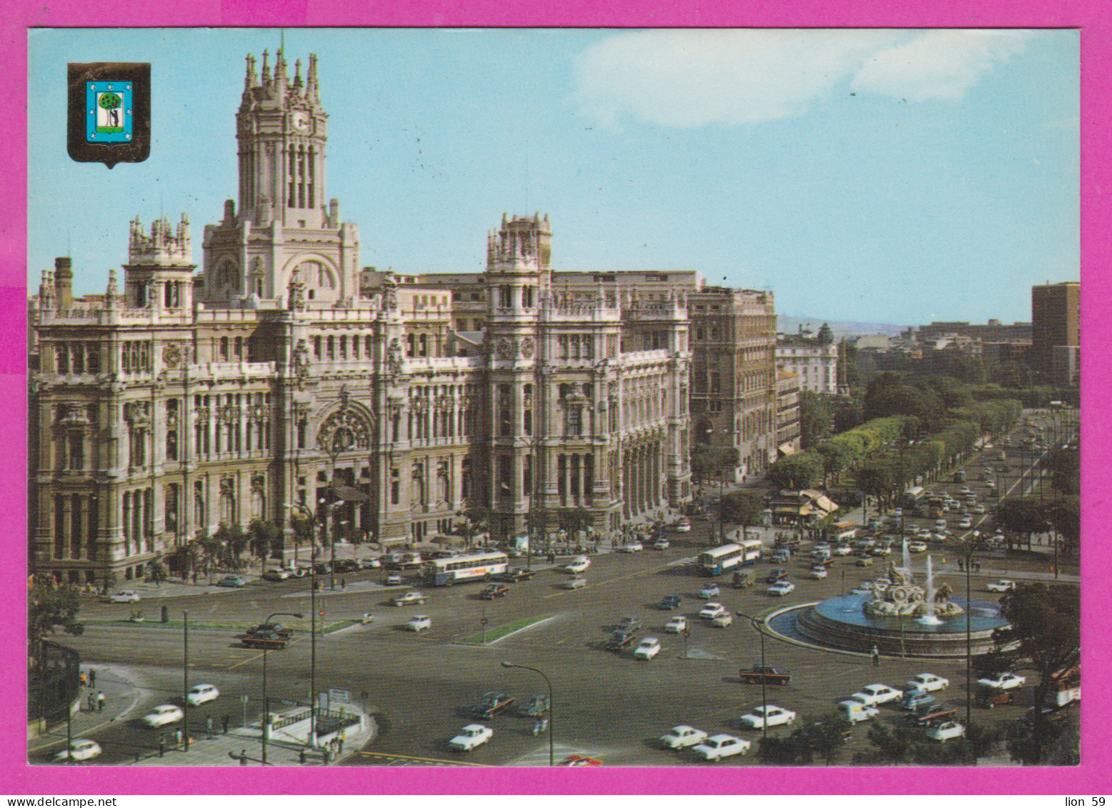 293746 / Spain - Madrid Cibeles PC 1978 USED 15 Pts LAS MENINAS, PICASSO Flamme EL LAS POBLACIONES CON DISTRITO - Covers & Documents