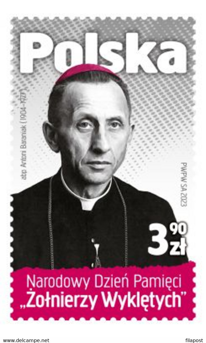 Poland 2023 / National Day Of Remembrance Of The Cursed Soldiers, Archbishop Antoni Baraniak - Ongebruikt