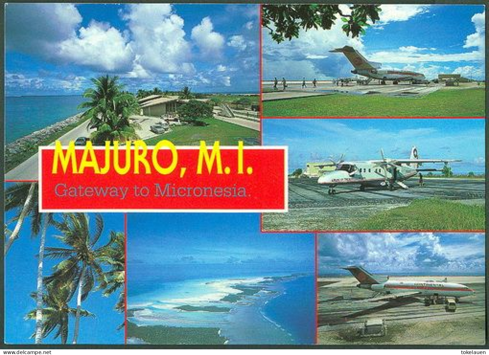 Majuro Atoll Marshall Islands US Micronesia Pacific Oceania Airport Airplanes Helicopters Flughafen Flugzeuge - Marshall Islands