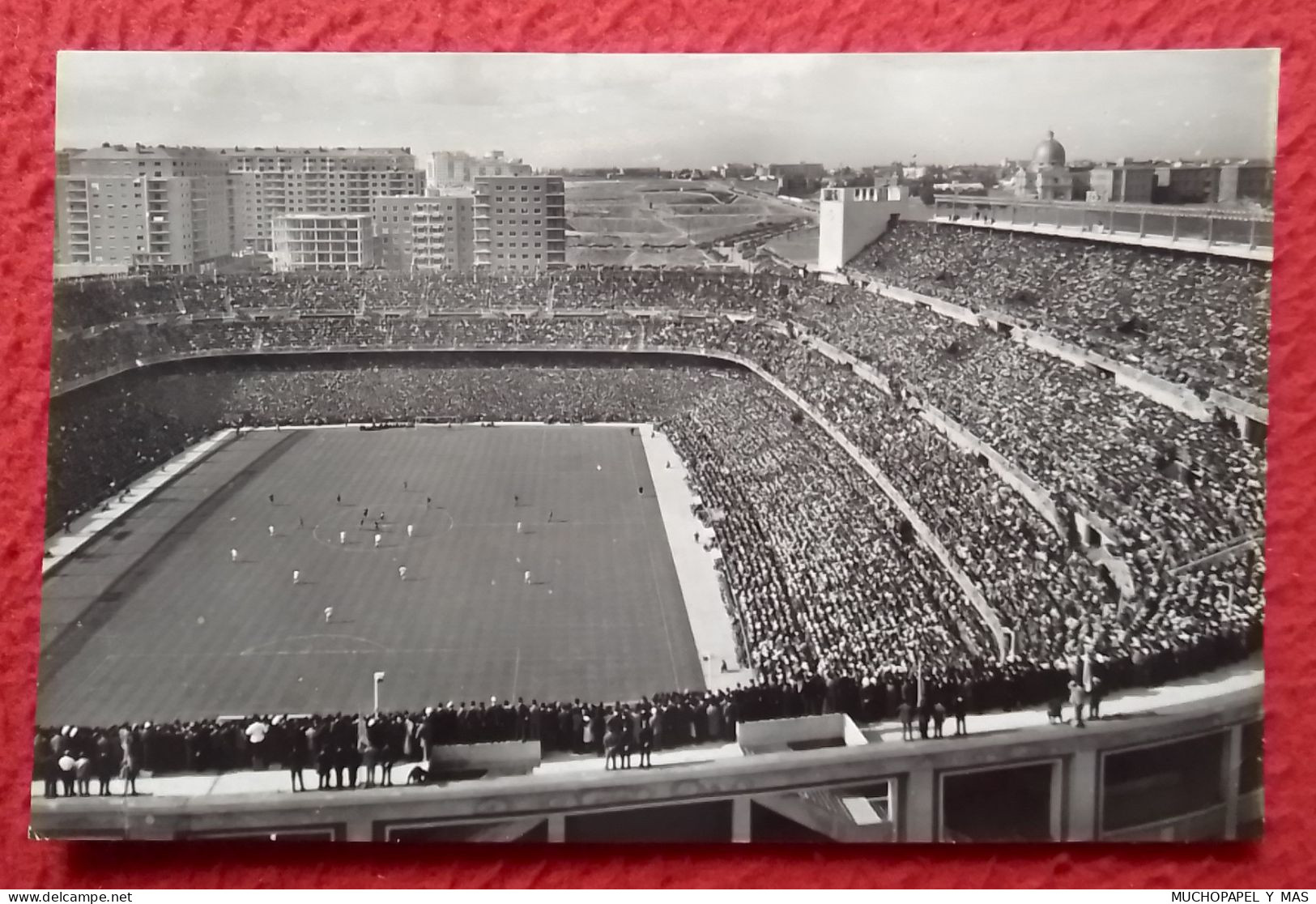 POSTAL POST CARD ESTADIO SANTIAGO BERNABEU REAL MADRID CLUB DE FÚTBOL STADE STADIUM CAMPO..SPAIN SOCCER FOOTBALL CALCIO. - Fussball