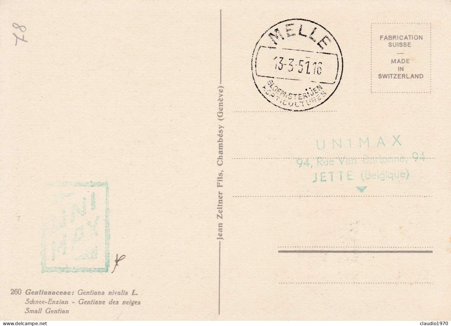 BELGIO - FDC - CARTOLINA   - 1951 - 1951-1960