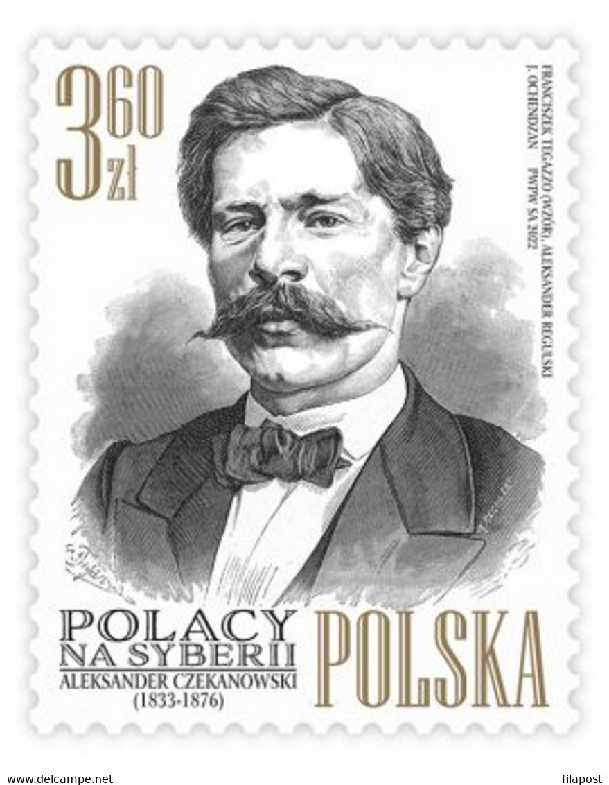 Poland 2022 / Poles In Siberia - Aleksander Czekanowski, Geologist, Geographer, Traveller, Explorer / MNH** New! - Ungebraucht