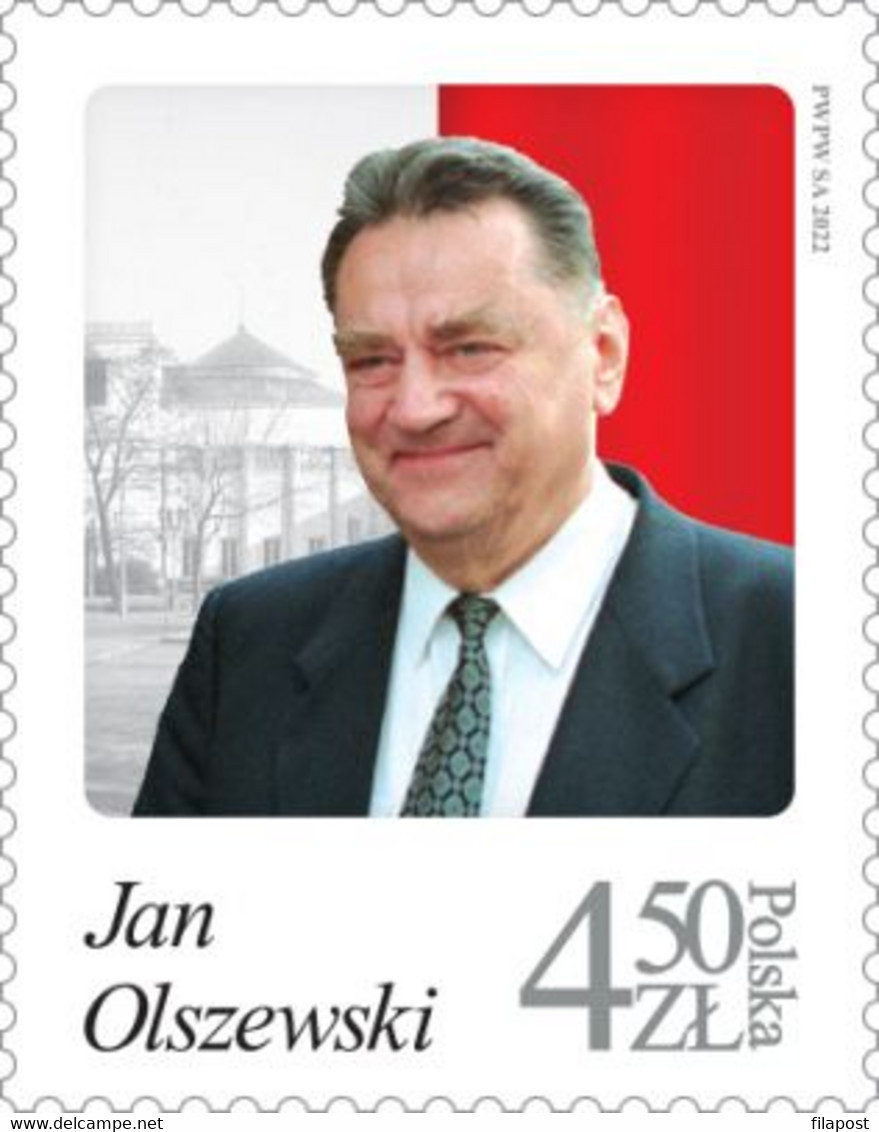 Poland 2022 / Jan Olszewski, Former Prime Minister Of Poland, Polish Conservative Lawyer And Politician / MNH** New!!! - Neufs