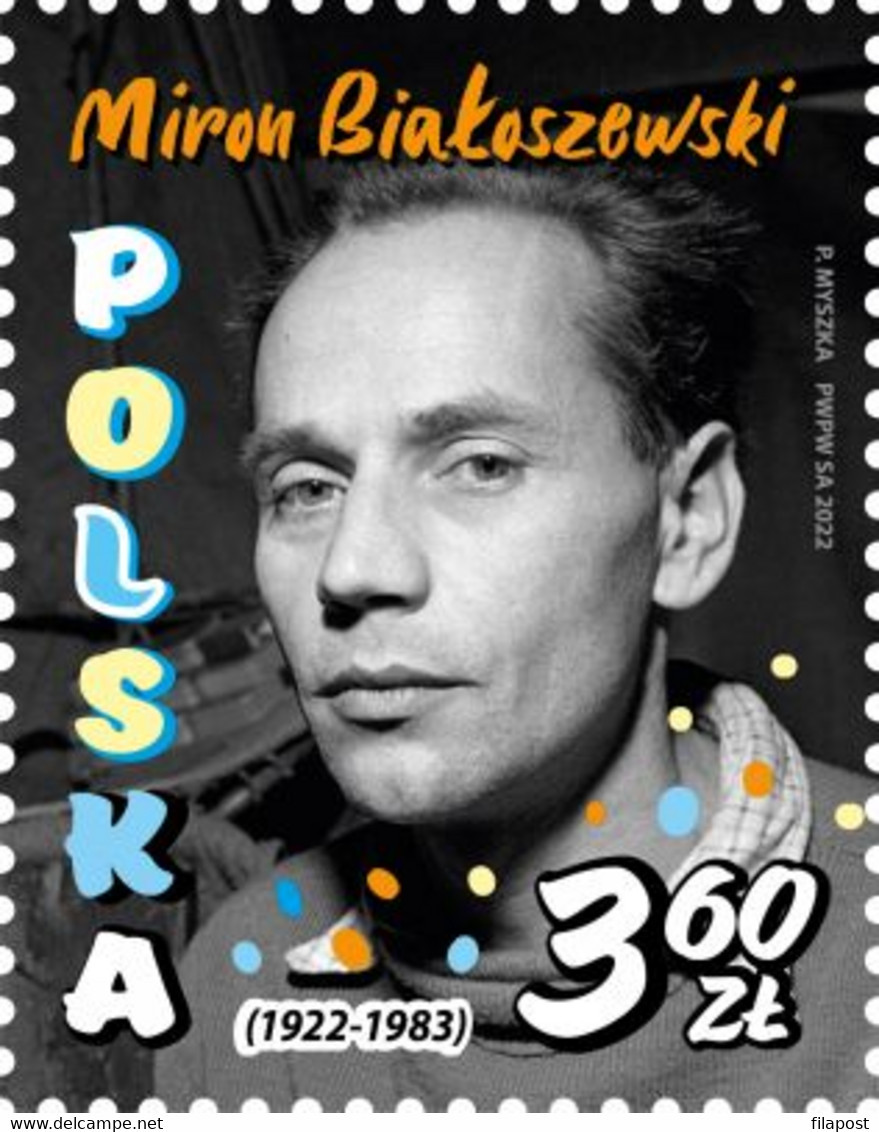 Poland 2022 / Miron Białoszewski - Poet, Prose Writer, Playwright / MNH** - Ongebruikt